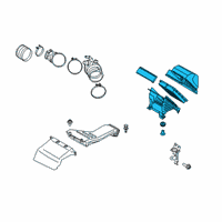 OEM Hyundai Santa Fe Cleaner Assembly-Air Diagram - 28110-C6450