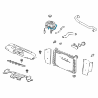 OEM 2002 Cadillac Escalade EXT Outlet Hose Diagram - 15792821