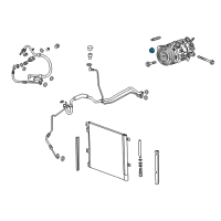 OEM 2021 Cadillac Escalade ESV Inverter Nut Diagram - 11546377