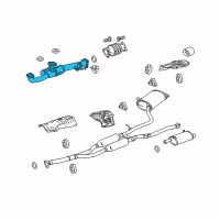 OEM 2014 Honda Crosstour Pipe A, Exhuast Diagram - 18210-TP7-A11