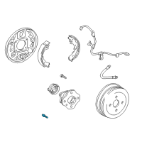 OEM 2003 Toyota Echo Hub Assembly Bolt Diagram - 90105-10470