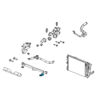 OEM 2007 Jeep Patriot Bracket-Cooling Module Diagram - 5115779AA