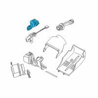 OEM 1995 BMW 740iL Dip-Dim Control Turn Signal Switch Diagram - 61-31-8-352-172