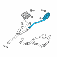 OEM Dodge Charger MUFFLER-Exhaust Diagram - 68271449AB