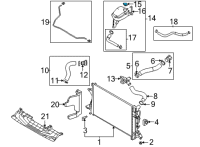 OEM 2022 Hyundai Elantra Cap Assembly-Radiator Diagram - 25330-AA000