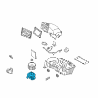 OEM Ford Mustang Blower Motor Diagram - 5R3Z-19805-A