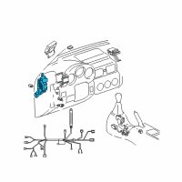 OEM 2003 Toyota MR2 Spyder Fuse & Relay Box Diagram - 82660-17130