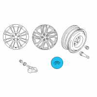 OEM 2013 Infiniti EX37 Cap-Disc Wheel Diagram - 40315-1BB2A