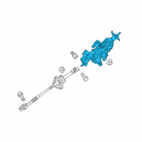 OEM 2014 Hyundai Equus Column & Shaft Assembly-Steering Diagram - 56300-3N800