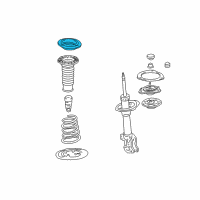 OEM 2014 Toyota RAV4 Spring Insulator Diagram - 48471-0R010