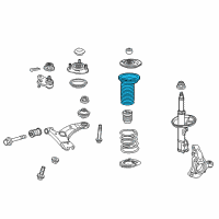 OEM Toyota Mirai Upper Spring Insulator Diagram - 48157-47020