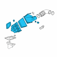 OEM 2016 Chevrolet Silverado 3500 HD Air Cleaner Assembly Diagram - 23210121