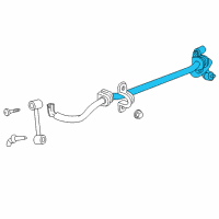 OEM Dodge Nitro Bar-Front Diagram - 68070134AA