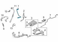 OEM 2022 Ford Bronco SENSOR - HEGO Diagram - MB3Z-9F472-C