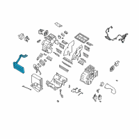 OEM 2004 Kia Amanti Heater Core Assembly Diagram - 972973F000