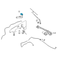 OEM 2018 Infiniti QX80 Cap-Windshield Washer Tank LIGHT GREY Diagram - 28913-JX00A