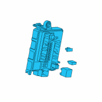 OEM Cadillac XT5 Fuse & Relay Box Diagram - 84051359