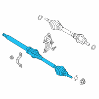 OEM Lincoln Axle Assembly Diagram - HG9Z-3B437-B