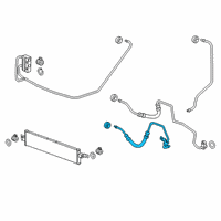 OEM 2022 Cadillac XT5 Hose & Tube Assembly Diagram - 84389087