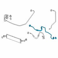 OEM 2021 Chevrolet Blazer Oil Outlet Tube Diagram - 84389088