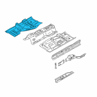 OEM 2003 Infiniti G35 Floor-Front, RH Diagram - 74320-AM630