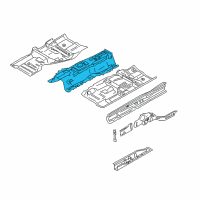 OEM 2005 Infiniti G35 Floor Front, Center Diagram - 74310-AC530