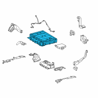 OEM 2015 Toyota Prius Plug-In Battery Assembly Diagram - G9510-47091