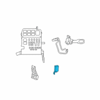 OEM Lexus RX330 Computer Assy, Cruise Control Diagram - 88240-48090