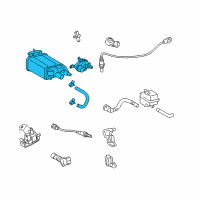 OEM Toyota Camry Vapor Canister Diagram - 77740-07020