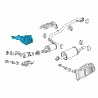 OEM 2013 Honda CR-Z Plate, Floor Heat Baffle (A) Diagram - 74600-SZT-G00