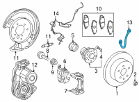 OEM Lexus IS300 Hose, Flexible Diagram - 90947-02J66