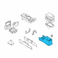 OEM 2006 Hyundai Santa Fe Console Assembly-Floor Diagram - 84610-26000-YD