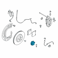 OEM Toyota GR Supra Front Hub & Bearing Diagram - 43550-WAA01