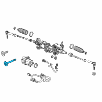 OEM 2018 GMC Sierra 1500 Gear Assembly Mount Bolt Diagram - 11609229