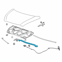 OEM Chevrolet Spark EV Front Weatherstrip Diagram - 95961408