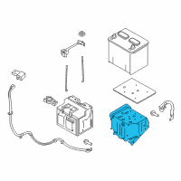 OEM Nissan Bracket Assy-Battery Mounting, Lower Diagram - F4861-EZ1MA