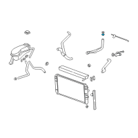 OEM 1999 Pontiac Sunfire Thermostat Diagram - 24577288