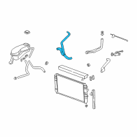 OEM 1999 Pontiac Grand Am Radiator Outlet Hose (Lower) Diagram - 22645555