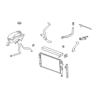 OEM 1995 Pontiac Grand Am Water Outlet Seal Diagram - 24572538