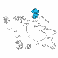 OEM 2000 Toyota Camry EGR Valve Diagram - 25620-74330