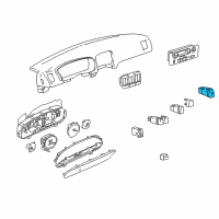 OEM 2005 Kia Optima Switch Assembly-Hazard Diagram - 937903C010