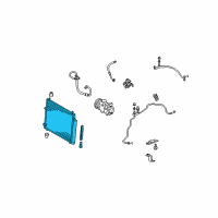 OEM Toyota Condenser Diagram - 88450-02330