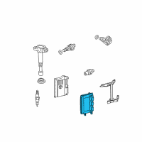 OEM 2010 Honda Accord Control Module, Engine Diagram - 37820-R43-L65