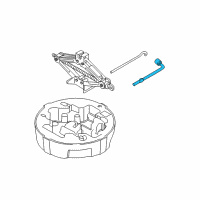 OEM 2016 Kia Rio Wrench-Hub Nut Diagram - 091313B010