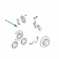 OEM 2006 Dodge Sprinter 3500 Sensor-Wheel Speed Diagram - 5104144AA