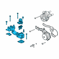 OEM Ford Water Manifold Diagram - LC3Z-8C368-A