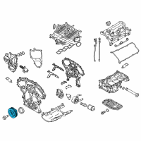 OEM 2012 Nissan 370Z Pulley-Crankshaft Diagram - 12303-JK20A