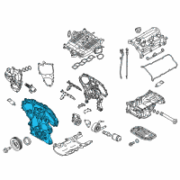 OEM Infiniti Q40 Cover Assy-Front Diagram - 13500-EY00A