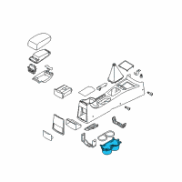 OEM Kia Spectra5 BLANKING-Drink HOLDE Diagram - 846502F000R2