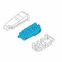 OEM Hyundai Entourage Engine Room Junction Box Assembly Diagram - 91950-4D110